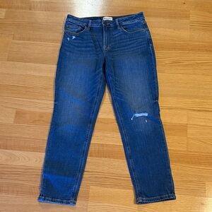 Classic Blue Straight Leg Women's Jeans